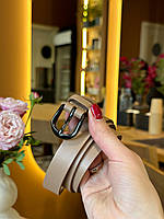 Жіночий шкіряний ремінь в кольорі беж 80893, фото 5