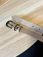 Жіночий шкіряний ремінь в кольорі беж 80893, фото 6