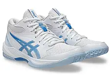 Кросівки для волейболу високі жіночі Asics Gel-Task 4 MT 1072A105-102 White/Blue Coast, фото 4