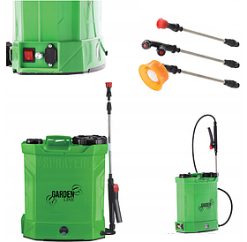 Обприскувач акумуляторний ранцевий GARDEN LINE - 12L,