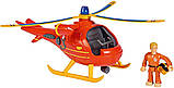 Ігровий набір Simba Fireman Sam Wallaby with Tom пожежний гелікоптер з фігуркою Тома, фото 2