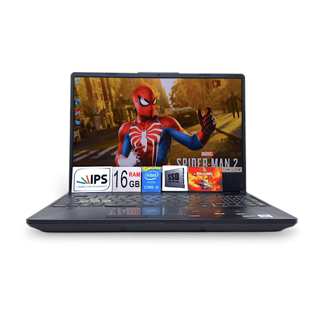 Ноутбук Asus TUF Gaming 15.6 FHD IPS 144Hz Core i5-10300H 16GB DDR4 SSD512GB Nvidia GTX1650 4GB