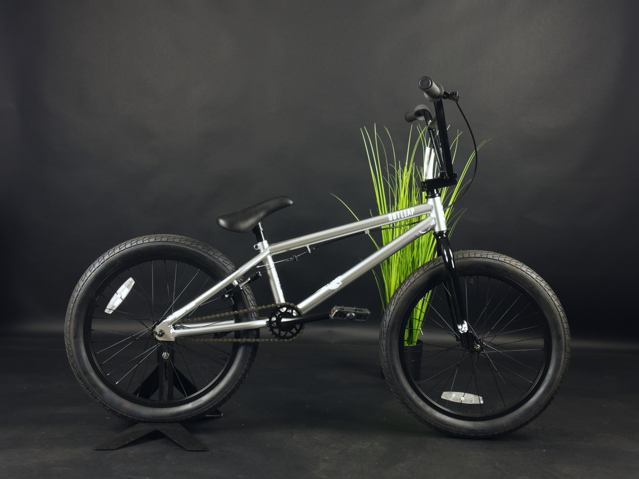 Велосипед BMX 20" Outleap Clash 2022, nickel срібний, фото 1