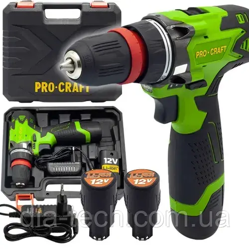 Шуруповерт Procraft PA12DFR Universal, фото 1