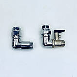 Набір для бойлера водонагрівача з запобіжним клапаном MAXI A3 хромований кутовий Boiler Series, фото 4