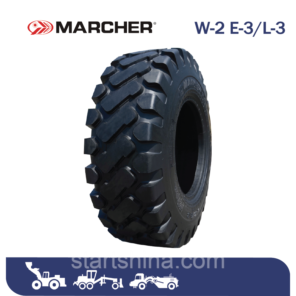 Шини для спецтехніки 18.00-25-36PR MARCHER W-2 E-3/L-3 TT