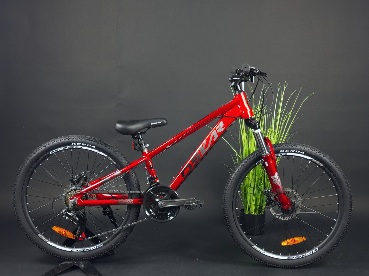 Велосипед Oskar 24"Cyber червоний 2025, фото 1