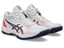 Кросівки для волейболу високі чоловічі Asics Gel-Task 4 MT 1071A102-101 White/Indigo Fog, фото 4
