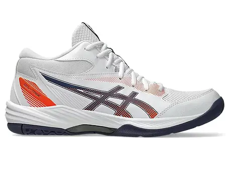 Кросівки для волейболу високі чоловічі Asics Gel-Task 4 MT 1071A102-101 White/Indigo Fog, фото 1