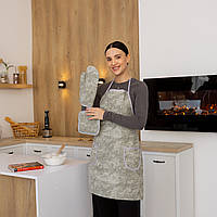 Кухонний набір водовідштовхувальний "Мармур фісташковий" 3 предмета