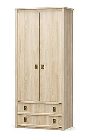 Шафа 2Д+2Ш Валенсія Дуб Самоа Меблі-Сервіс