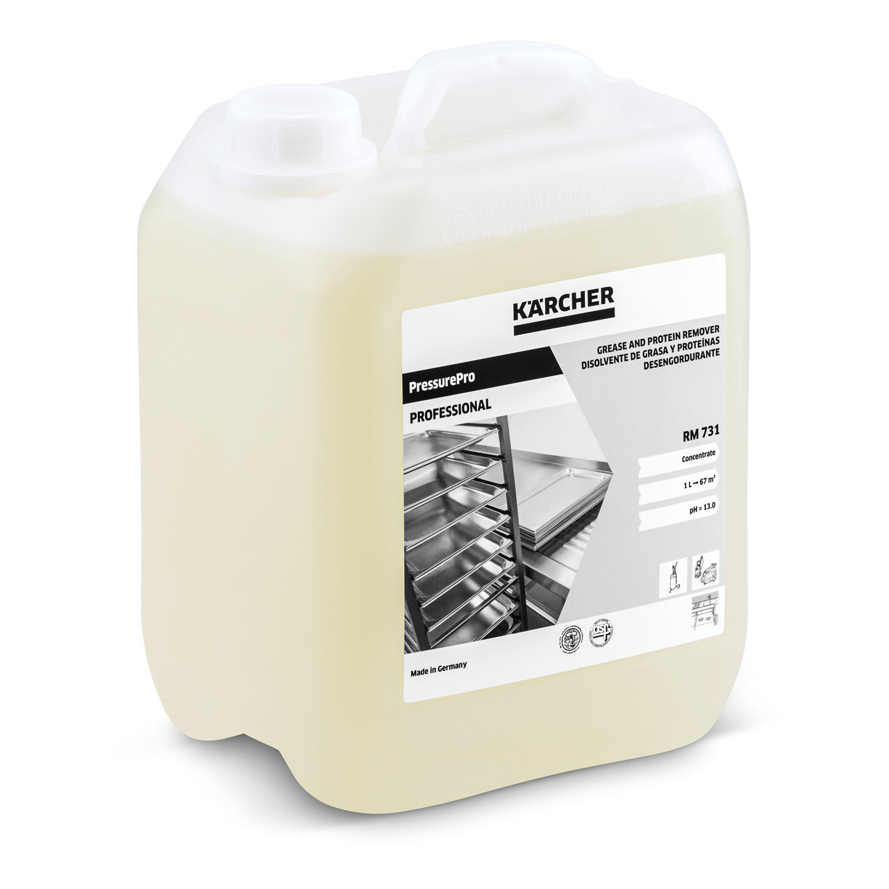 Засіб для усунення жирових та білкових забруднень RM 731 Karcher 6.295-402.0