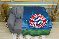Плед «Бавария. Ночной стадион. Bayern. Night Stadium» Двухслойный с печатью с обеих сторон, 150х210см