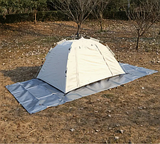 Тент 150 г/м2 Shadow 3 х 3 м тарпауліновий (Чіткій розмір) точна щільність тентів від дощу, фото 6