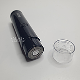 Міні бритва кишенькова на акумуляторі, портативна бездротова електробритва Чорна MNSH-21-Black, фото 2