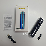 Міні бритва кишенькова на акумуляторі, портативна бездротова електробритва Чорна MNSH-21-Black, фото 6