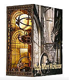 Бук Нук Майстерня з дирижаблем дядька Пітера Uncle Peter's Airship Warehouse DIY Book Nook Інтерьерний конструктор, фото 4