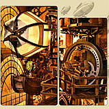 Бук Нук Майстерня з дирижаблем дядька Пітера Uncle Peter's Airship Warehouse DIY Book Nook Інтерьерний конструктор, фото 10