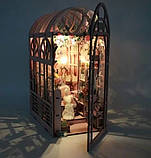 Бук Нук Маленька теплиця Mini Greenhouse DIY Book Nook Інтер'єрний конструктор YM-06, фото 3