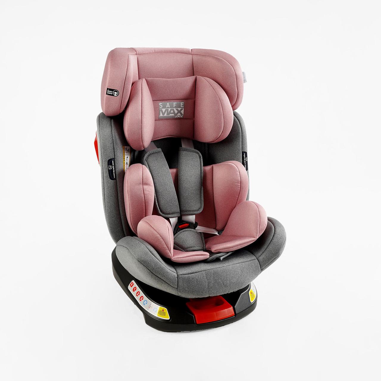 Автокрісло універсальне Joy SafeMax SF-91540 система ISOFIX група 1-2-3 поворот на 360 градусів