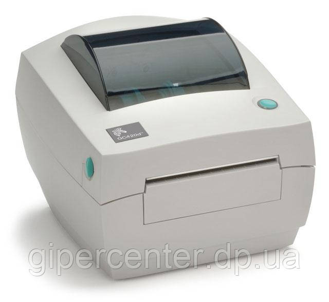 Принтер етикеток ZEBRA GC420d, оздоблювач, фото 1