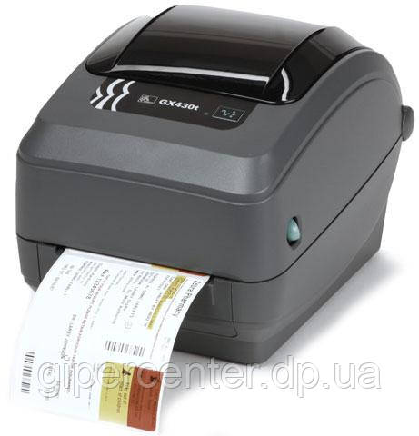 Принтер етикеток ZEBRA GX420t, ніж, фото 1