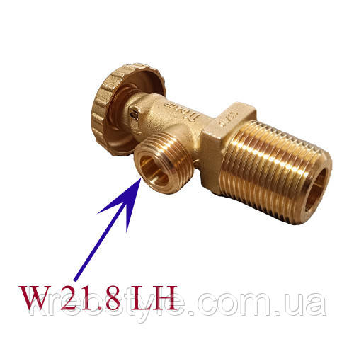 Вентиль/кран газовий/Cavagna ВБ-2 Італія/W27,8 — 21,8 LH (Латунь)