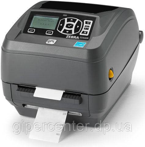 Принтер етикеток ZEBRA ZD500R RFID (UHF), оздоблювач (ZD50042-T1E2R2FZ), фото 1