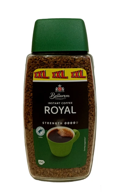 Розчинна кава Bellarom Royal XXL 300 грамів у скляній банці