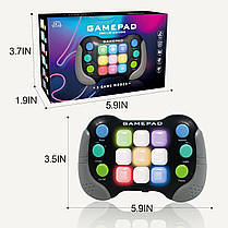 Іграшки-бульбашки Quick Push Bubble Fidget для дітей із аутизмом, іграшки-світильники для дітей і дорослих 6, 7, 8, фото 4
