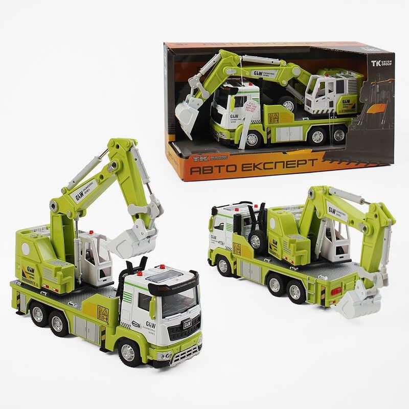 Спецтехніка TK-42800 (36) "Авто Експерт", металопластик, 1:40, звук, світло, інерція, рухомі елементи, в