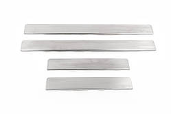 Накладки на пороги (OmsaLine) 2 порогу для Citroen C-3 2002-2009 рр