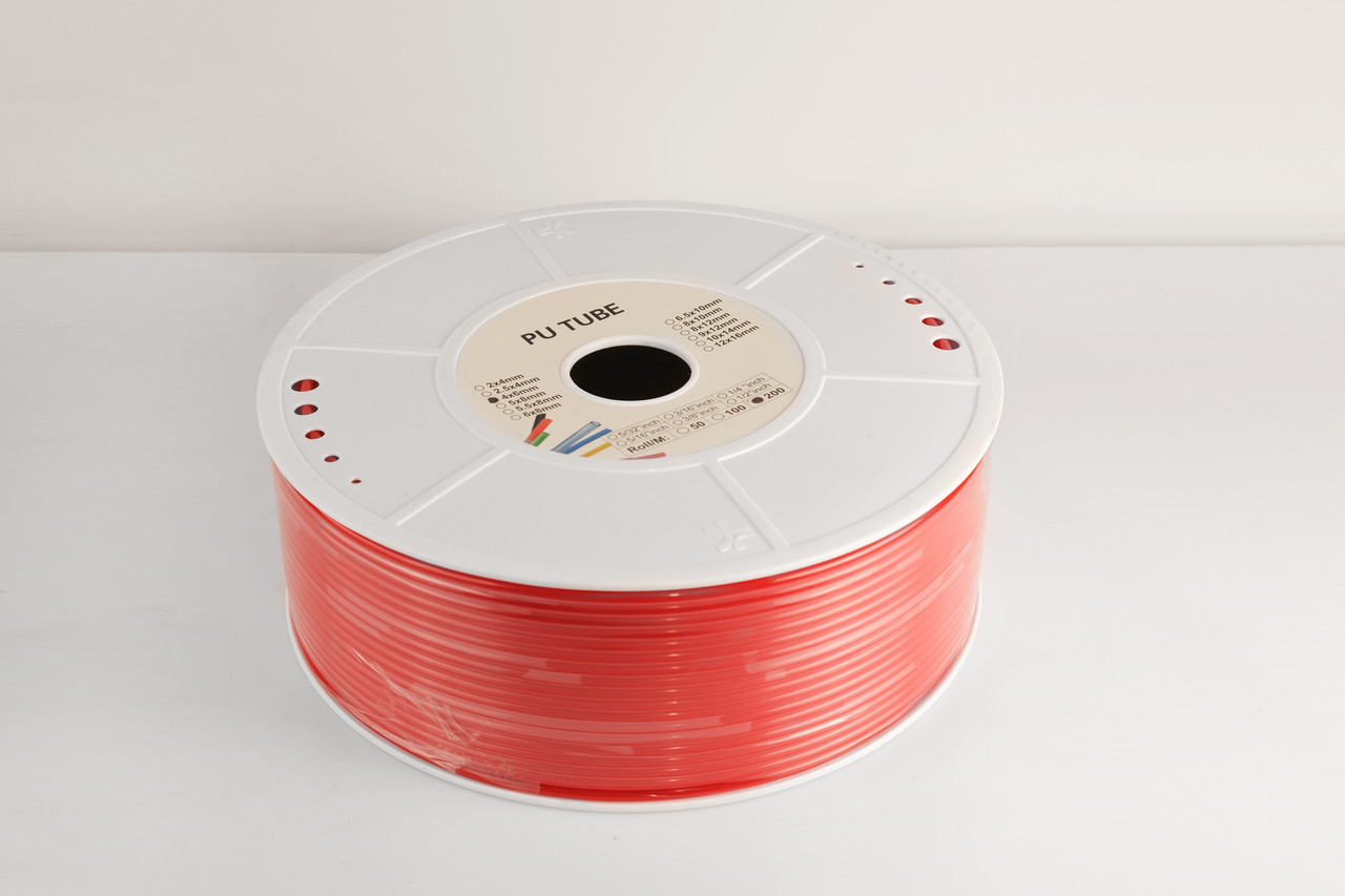 Шланг гнутий PU0604-200M-Red