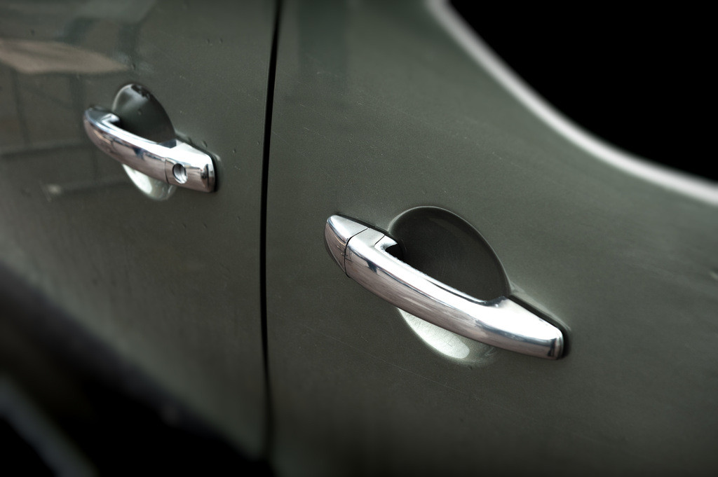 Накладки на ручки (4 шт., нерж.) OmsaLine - Італійська нержавійка для Citroen Jumpy 2007-2017 рр, фото 1