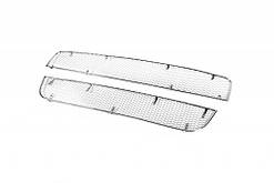 Накладки на решітку радіатора (2 част., Нерж.) для Fiat Punto Grande/EVO 2006-2018 рр