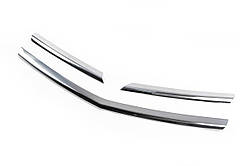 Накладки на решітку (3 шт, нерж) для Opel Antara 2006-2017 рр