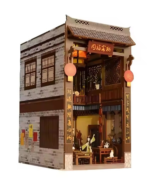 Бук Нук Китайський дім Chinese House DIY Book Nook Інтерьерний конструктор CH-01