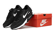 Чоловічі кросівки Найк Nike Air Max 90 Black White ALL19275, фото 5