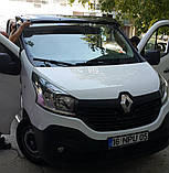 Козирьок на лобове скло (чорний глянець, 5мм) для Opel Vivaro 2001-2015 рр, фото 9