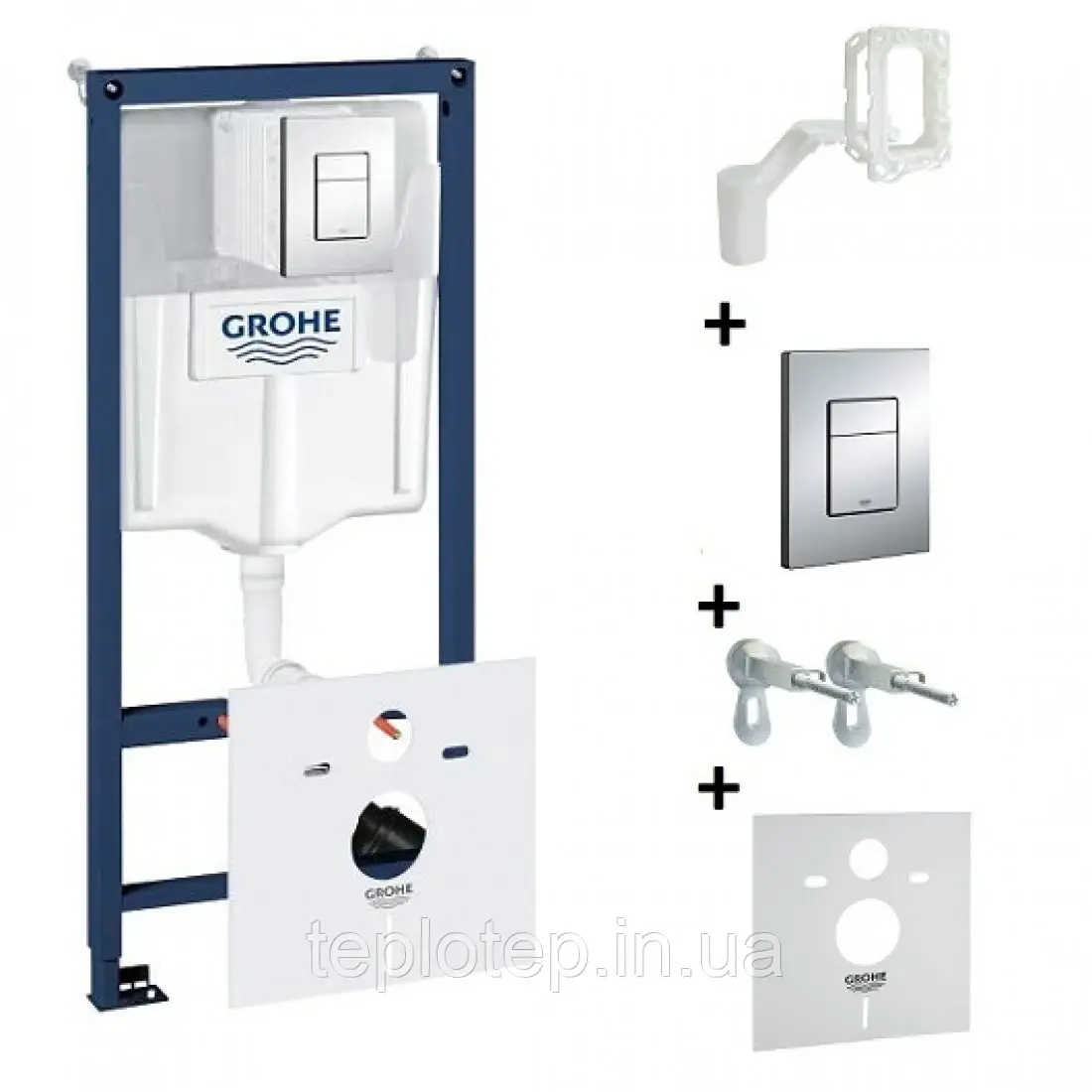 Інсталяція для унітаза 5 в 1 Rapid SL (38827000), Grohe