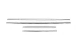 Зовнішня окантовка стекол (4 шт, нерж.) для Suzuki Equator 2009- рр