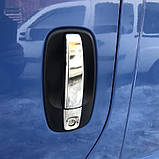 Накладки на ручки (4 шт, нерж) Carmos - Турецька сталь для Opel Vivaro 2001-2015 рр, фото 2