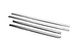 Молдинг дверний (4 шт, нерж) для Opel Meriva 2002-2010 рр, фото 2