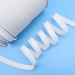 Кант ХБ + поліестер / колір білий / ширина 1,2 см / замовлення від 1 метра