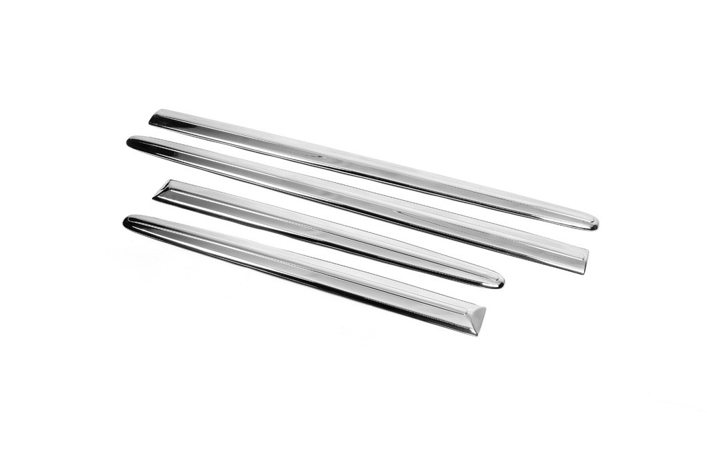Молдинг дверний (4 шт, нерж) для Peugeot 206, фото 1