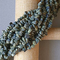 Бусини Змійовик 6х4 мм 82 см Самородки