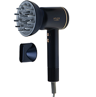 Фен для волосся з іонізацією та дифузором для сушіння й укладання волосся 1600 Вт Adler Фени для сушіння волосся