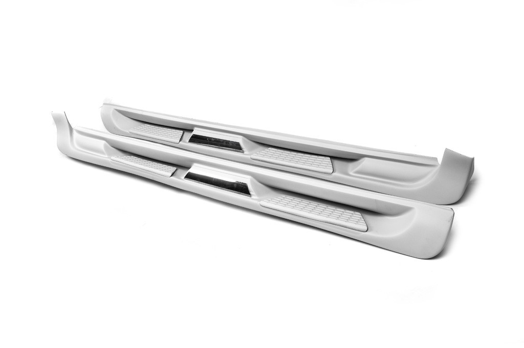 Бокові пороги Sorento тип (під фарбування) для Fiat Doblo I 2001-2005 рр, фото 1