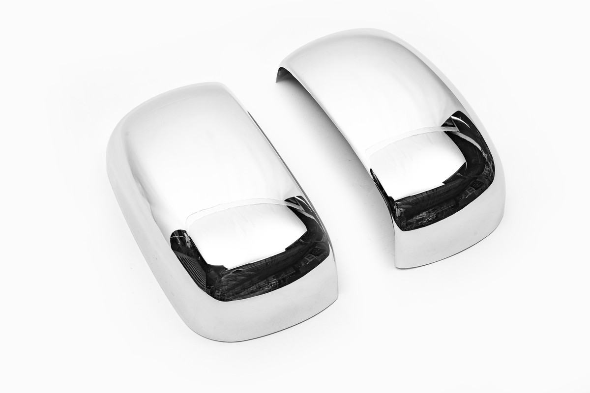 Накладка на дзеркала (2 шт., пласт) Carmos для Fiat Doblo I 2001-2005 рр, фото 1