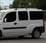 Рейлінги Хром Пластикові ніжки для Fiat Doblo I 2001-2005 рр, фото 6